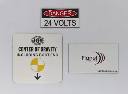 Example of our traffolyte labels work