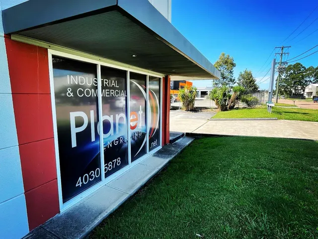 Front of the Planet Engraving workshop and showroom in Rutherford NSW