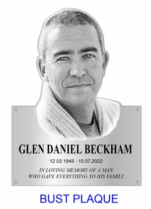 Memorial plaque design