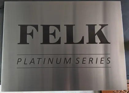 Stainless steel engraving detail