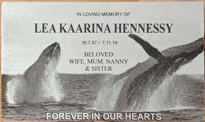 Stainless steel memorial plaque